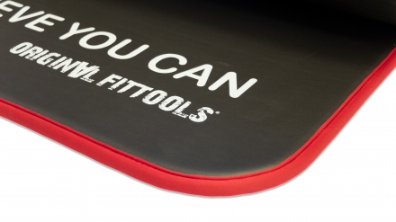 Мат для аэробики NBR 10 мм черный с кольцами, фото 3