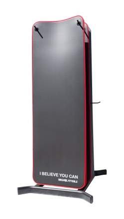 Мат для аэробики NBR 10 мм черный с кольцами, фото 4