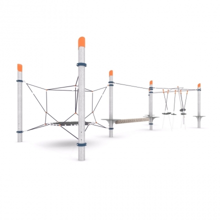 Канатная конструкция для лазания-05.04, фото 2