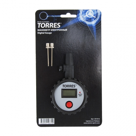 Манометр электронный &quot;TORRES&quot;,  арт.SS1014, две иглы в компл, шкала в psi, bar, kgs, kPa, черный, фото 2
