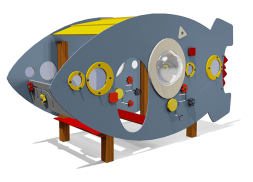 Игровой макет Ракета ВСТ 4120 для детской площадки Игровой макет Ракета ВСТ 4120 для детской площадки