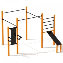 Оборудование для Воркаут ActiSteel S 12 для спортивной площадки, фото 4 Оборудование для Воркаут ActiSteel S 12 для спортивной площадки, фото 4