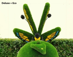 Топиари композиция Бабочка на яблоке Гренни - газон Eco Green, фото 9