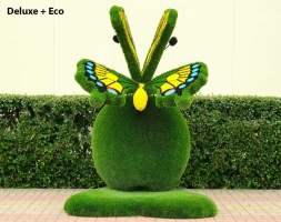 Топиари композиция Бабочка на яблоке Гренни - газон Eco Green, фото 10