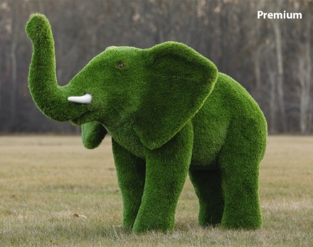 Топиари слон Африканский - газон Premium, фото 1