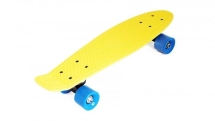 Скейт пластиковый 22х6", желтый Скейт пластиковый 22х6", желтый