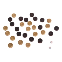 Нарды кожаные &quot;Питон&quot; большие (Россия, дерево, 60х25х5 см)