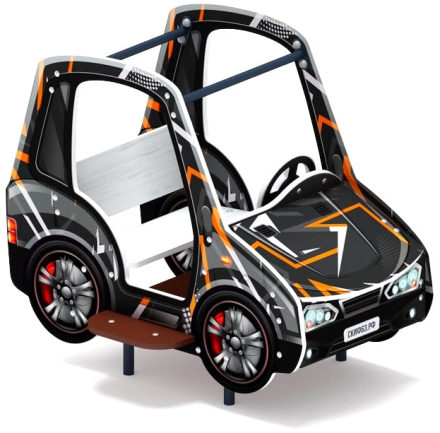 Машинка (черная) - Беседка машинка средняя - МФ 10.03.01-05.И1, фото 1