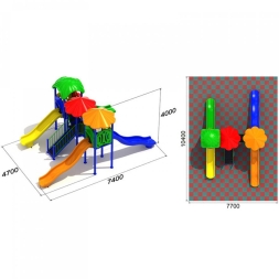 Игровая площадка Холмы 2.3, фото 3
