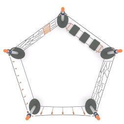 Канатная конструкция для лазания-05.05, фото 4