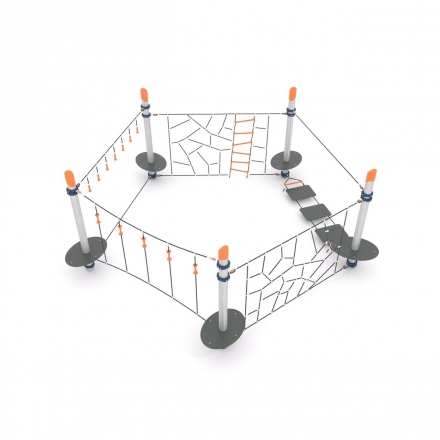 Канатная конструкция для лазания-05.05, фото 3