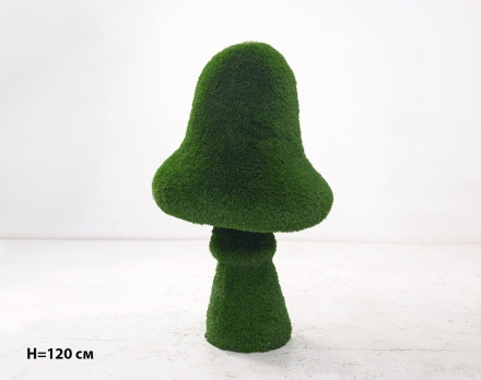 Топиари гриб Сказочный, h=70 см - газон Deluxe Green, фото 3