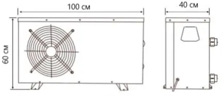 Тепловой насос Mountfield Azuro Inverter 12 кВт + WiFi, фото 7