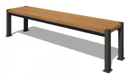 Лавка парковая Двойная линия LP006.1 , фото 1