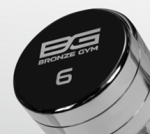 BRONZE GYM BG-PA-DB-C06 Гантель хромированная 6 кг