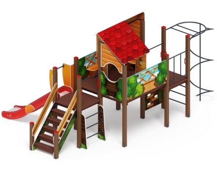 Детская игровая площадка Теремок ДИК 2.07.01-01 H=1200, фото 4