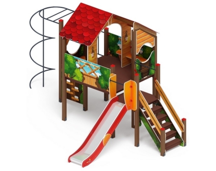 Детская игровая площадка Теремок ДИК 2.07.01-01 H=1200, фото 1