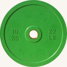 Диск JOHNS d51мм, цветной обрезиненный, 10кг