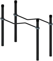 Воркаут ЛОВ 89 серый ВТ 101.06-03