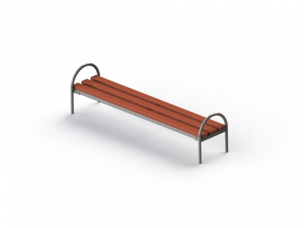 МФ 1.08 Лавочка без спинки разборная 2 метра, фото 1