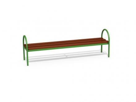 МФ 1.08 Лавочка без спинки разборная 2 метра, фото 2