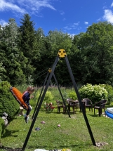 Уличные качели Рекорд W-2, перекладина 3 м