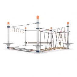 Канатная конструкция для лазания-05.06, фото 1