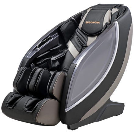 Массажное кресло Ergonova Ergoline 4 Black Grey, фото 1