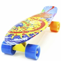 Пластиковый скейтборд-круизер Hubster Cruiser 22&quot; Design Sunset