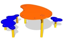 Детский столик Тучки СП090 для игровой площадки Детский столик Тучки СП090 для игровой площадки