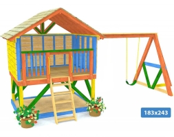 Игровой комплекс TORUDA WOOD Сезон, фото 1 Игровой комплекс TORUDA WOOD Сезон, фото 1