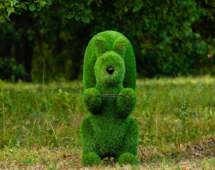 Топиари Белочка с кольцом под кашпо газон Deluxe, фото 8