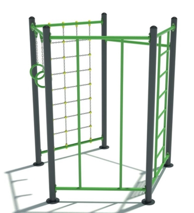 Гимнастический комплекс ГК-019 для спортивных площадок, фото 1