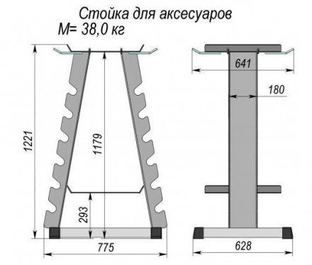 Стойка для аксессуаров ST-413 , фото 2