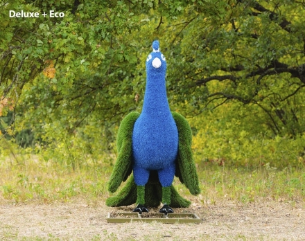 Топиари Павлин, основа композиций - газон Deluxe+Eco, фото 3