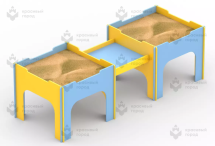 Песочница двойная для детей с ОВ Песочница двойная для детей с ОВ