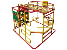 Детский спортивный комплекс &quot;Формула здоровья&quot; &quot;Мурзилка S&quot; красный/радуга