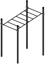 Воркаут ЛОВ 89 серый ВТ 101.07-03