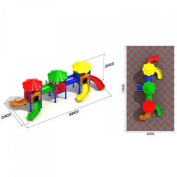 Детская игровая площадка Богатырь 2.3, фото 3