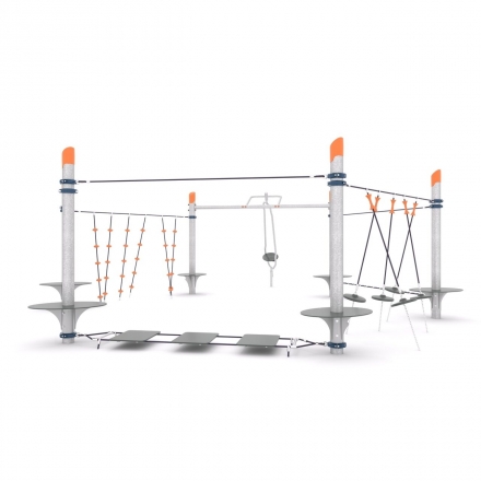 Канатная конструкция для лазания-06.01, фото 3