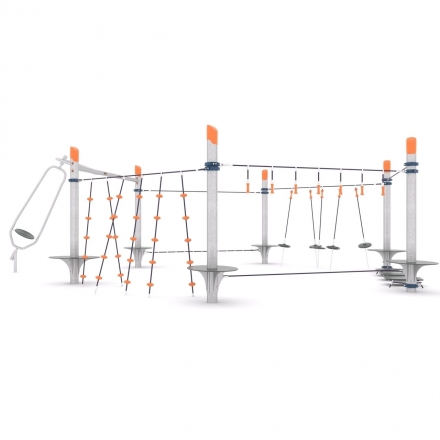 Канатная конструкция для лазания-06.01, фото 1