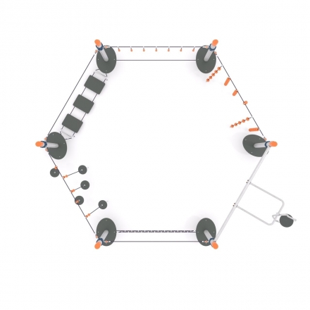 Канатная конструкция для лазания-06.01, фото 4