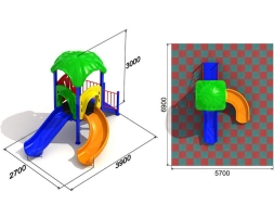 Детская площадка Кувшинка 4.2.2, фото 2 Детская площадка Кувшинка 4.2.2, фото 2