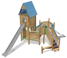 Игровой комплекс Эко 071103 для детской площадки Игровой комплекс Эко 071103 для детской площадки