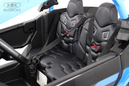 Детский электромобиль BRP Can-Am Maverick (У111УУ)синий Y111YY, фото 7