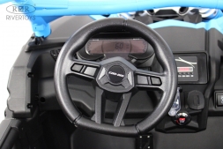 Детский электромобиль BRP Can-Am Maverick (У111УУ)синий Y111YY, фото 4