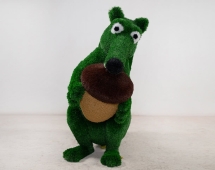 Топиари Белка с орехом - газон Deluxe+Eco