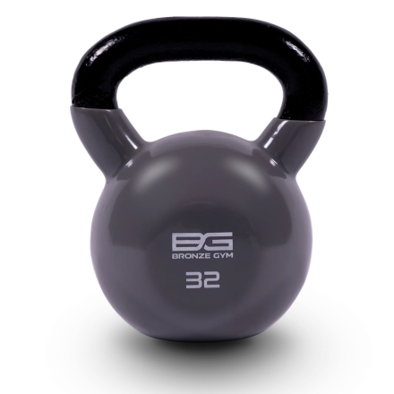 Гиря BRONZE GYM в виниловой оболочке 32 кг, фото 1