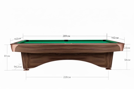 Бильярдный стол для пула Dynamic Billard "Dynamic 3" 7 футов (коричневый), фото 3