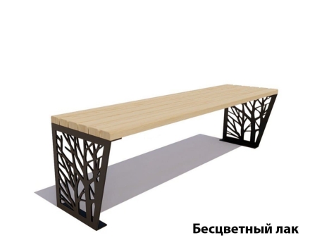 Банкетка Роща, Лиственница 0,6 м, фото 2